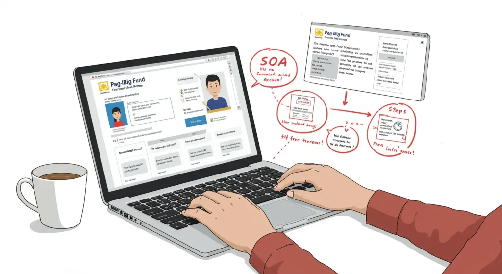 How to get SOA in Pag-IBIG online