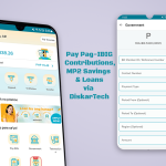 How to pay your Pag-IBIG Contributions, MP2 Savings and Loans in DiskarTech app