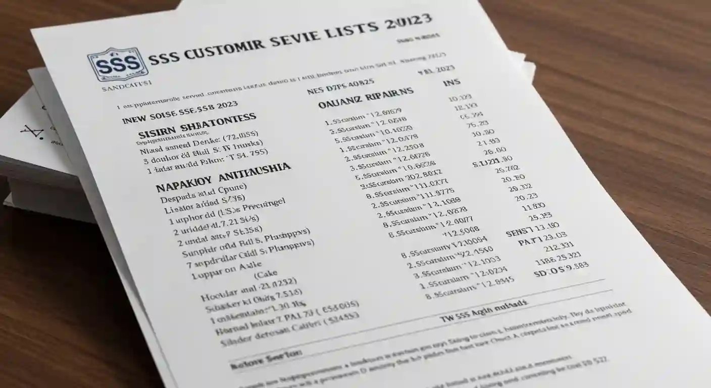 New SSS Customer Service Hotline Lists 2023