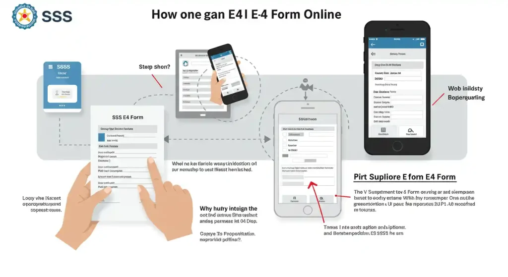 What is an E4 form in SSS and How to get it online