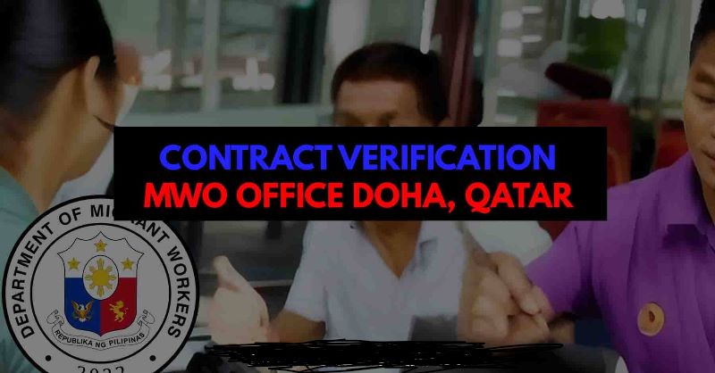 Individual Contract Verification MWO Doha, Qatar
