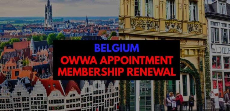 Schedule OWWA Appointment Membership Belgium