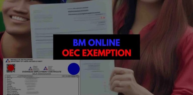 Ultimate BM Online OEC Exemption Guide for OFWs | [Current Year]