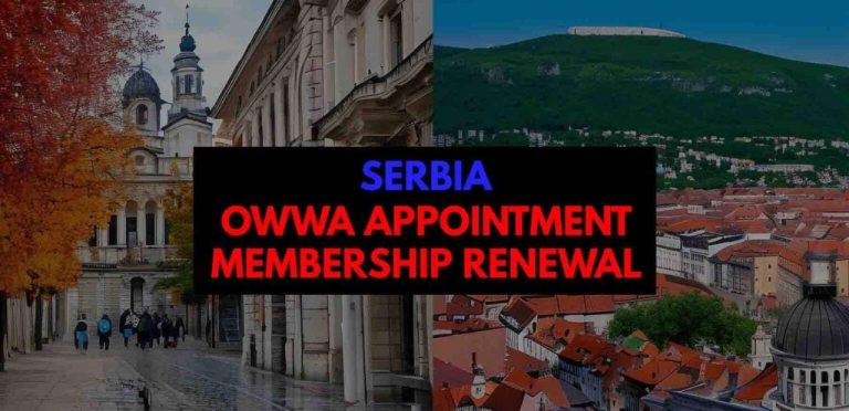 Schedule OWWA Appointment Membership Serbia
