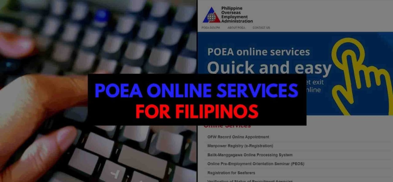 Complete List of POEA Online Services for OFWs | Find Convenient Solutions on POEA Website