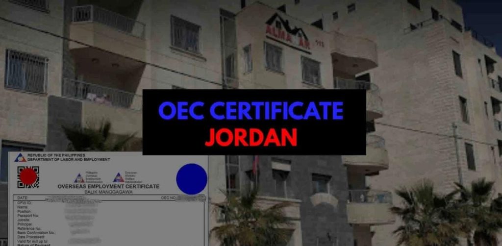 How to Apply OEC Certificate in Amman, Jordan