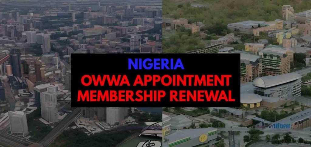 Schedule OWWA Appointment Membership Nigeria