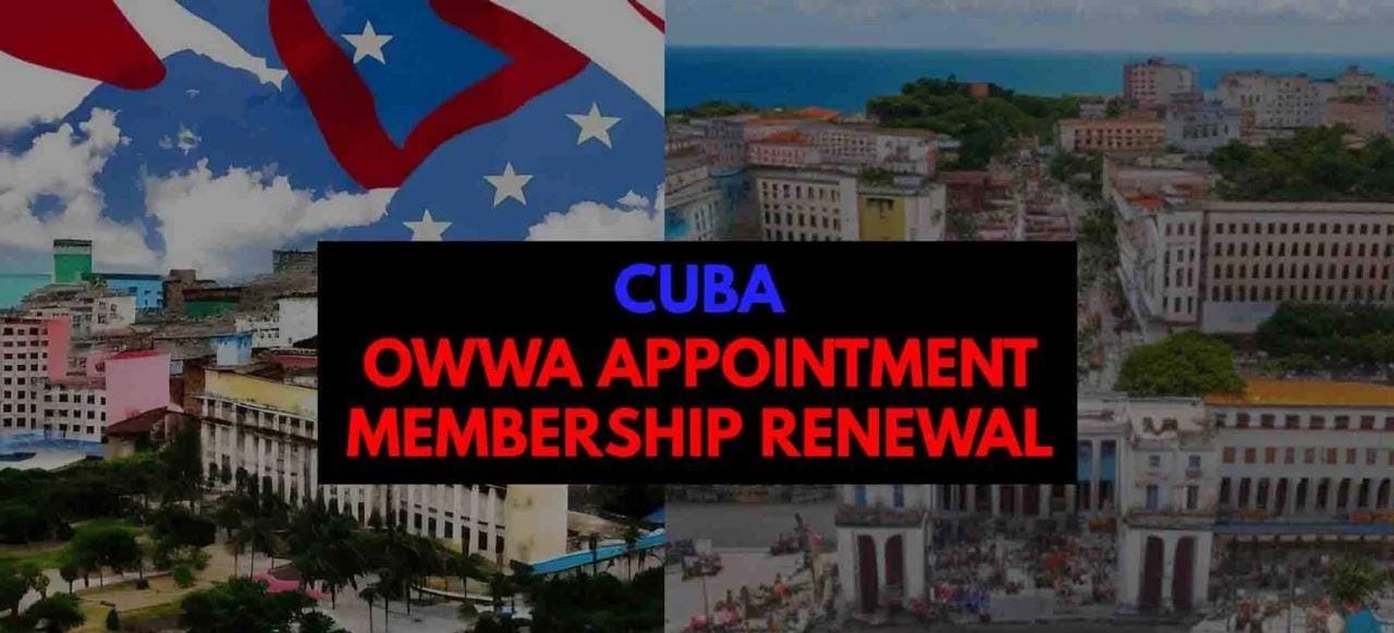 Schedule OWWA Appointment Membership Cuba