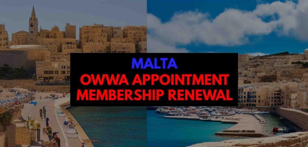Schedule OWWA Appointment Membership Malta