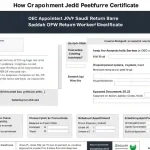 OEC Appointment Jeddah Saudi OFW Balik Manggagawa Certificate