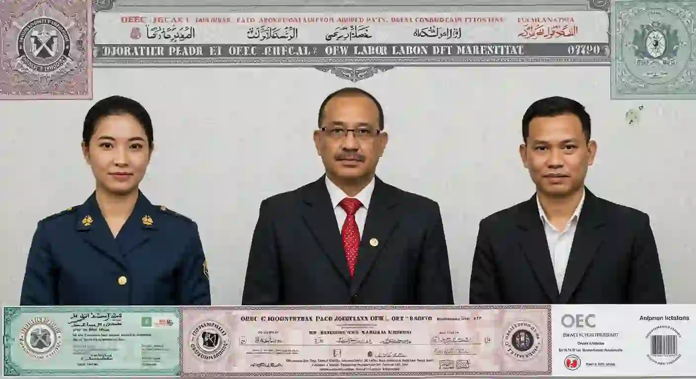OEC Appointment Jordan OFW Balik Manggagawa Certificate