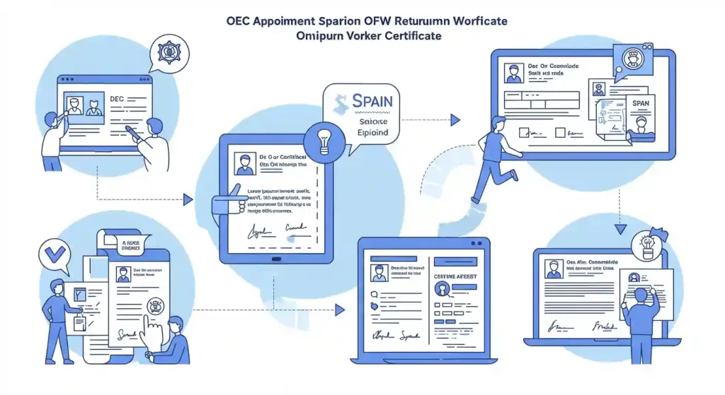 OEC Appointment Spain OFW Balik Manggagawa Certificate