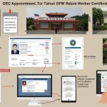 OEC Appointment Taipei Taiwan OFW Balik Manggagawa Certificate